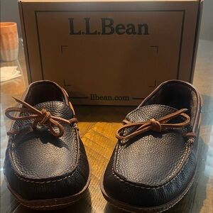 L.L. Bean Men's Dark Brown Leather Loafers